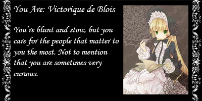 Which GOSICK character are you?