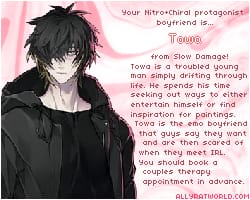 Nitro+Chiral boyfriend assignment quiz